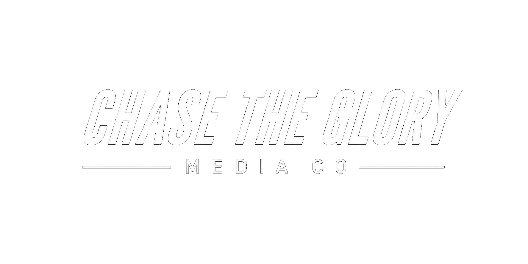 Chase The Glory Media Co. wordmark